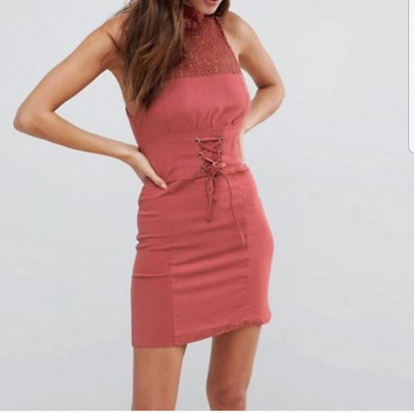 FREE PEOPLE CORSET BODYCON DRESS - Picture 2 of 8